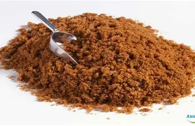 Raw brown sugar production at a mill